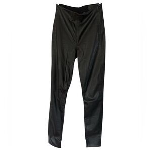 rag & bone faux leather pull on skinny pants back pockets small